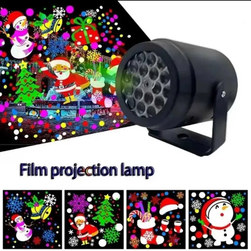 Projetor Luz Natal LED Bivolt RGB Dinâmica Transparente Projeção Para Natal | Compre 1 e Leve 2